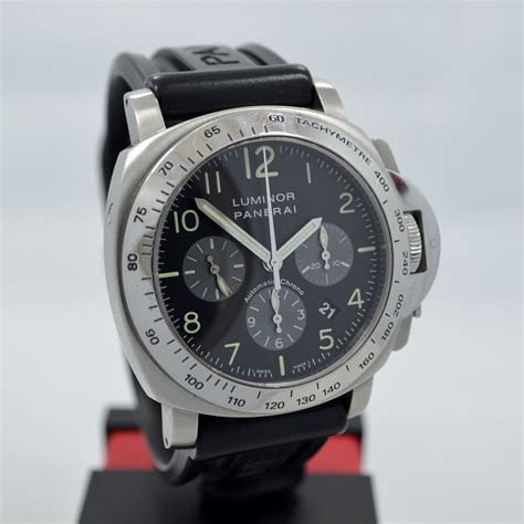 Panerai PAM 162 Luminor Chronograph Stainless Steel Date 